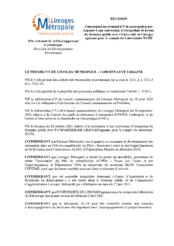 Décision concernant un avenant n°3 de prorogation par rapport à une convention d'occupation de locaux du domaine public avec l'Université de Limoges agissant pour le compte du Laboratoire XLIM