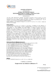 Budget annexe "eau" décision modificative n°3