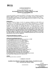 Acquisition de parcelles de terrain situées à Rilhac-Rancon - Propriété de la société L.M.C. représentée par Monsieur Gabilly