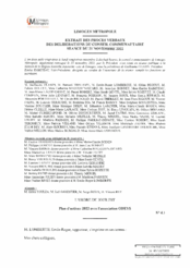 Plan d'actions 2022 avec l'association ODEYS