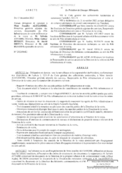 Arrêté portant délégation de signature à Mme Jennifer ALEXANDRE, Directrice générale adjointe des services, Responsable du Pôle Infrastructures et voirie et Directrice de la voirie