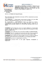 Décision n°1 concernant la préparation, la passation, l'exécution et le règlement d'un marché subséquent à l'accord-cadre n ° 2020- F0010001-00, afférent aux travaux de réfection des rues Buisson et Pierre Maison à Limoges et Isle