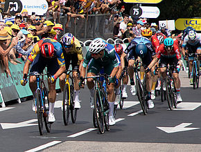 Arrivée du Tour de France 2023 à Limoges - Agrandir l'image (fenêtre modale)