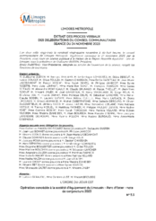 Opération concédée à la société d'équipement du Limousin - Parc d'Ester - note de conjoncture 2023