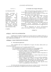 Arrêté autorisant le déversement des eaux usées autres que domestiques de l'établissement VALEO Embrayage rue Barthélémy Thimonnier 87020 LIMOGES CEDEX 9 dans le système de collecte et de traitement de Limoges Métropole 