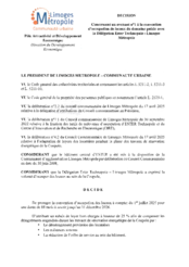 Décision concernant un avenant n° 1 à la convention d'occupation de locaux du domaine public avec la Délégation Ester Technopole - Limoges Métropole