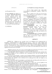 Arrêté portant délégation de signature à M. Philippe BERNARD-REYMOND, Directeur général adjoint des services, Responsable du Pôle renouvellement urbain, habitat et développement social, et Directeur par intérim de la politique de la ville