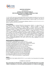 Parc d’activités de la Grande Pièce - cession d’une parcelle de terrain à la société Madore Hydraulique ou toute autre personne physique ou morale s’y substituant