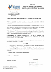 Décision concernant un avenant n°1 de diminution de superficie à une convention d'occupation de locaux du domaine public avec la société EL SMARTGRID