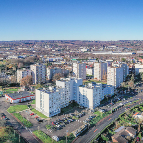 Quartiers en mieux - a Beaubreuil vue aérienne du quartier - Site internet de Limoges Metropole 