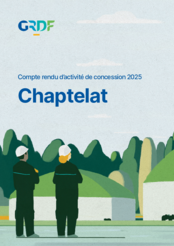 Compte-rendu d'activité de concession 2025 - Chaptelat - GRDF
