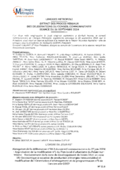 Abrogation de la délibération n°18.3 du conseil communautaire du 27 juin 2024 - Approbation de la modification n°1 du PLU - Reclassement de la zone de développement de loisirs 1AUL en zone UEr et modification de l’OAP