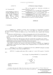 Arrêté portant délégation de signature à M. Olivier DUPONT, Directeur au sein du Pôle ressources 