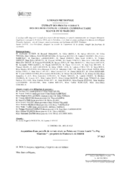 Acquisition d'une parcelle de terrain située au Palais-sur-Vienne lieudit "Le Puy Moulinier" - propriété de Madame LAUTHIER