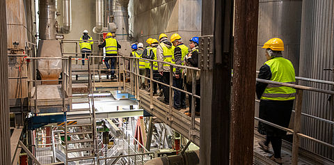 Visite Centrale Energie déchets Limoges Métropole 
