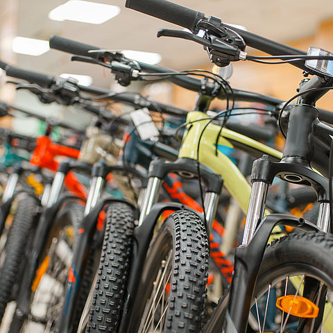 vélo en magasin