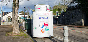 actualité interruption des collectes des bornes textile Limoges 