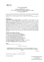 Désaffectation suivie du déclassement d'une emprise du domaine public en vue de sa cession au profit des époux MANEUF située Cour de la Grange de Boeuil, commune de Veyrac