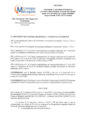 Décision concernant la convention d’occupation provisoire phase chantier de locaux du domaine public avec la société FCI Limousin