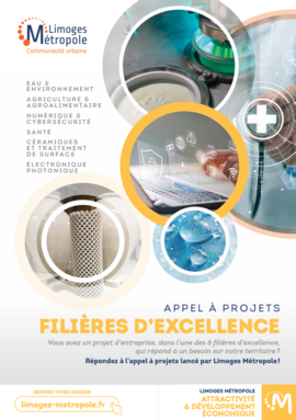 Appels à projets filières d'excellences 2026 Limoges Métropole - Agrandir l'image (fenêtre modale)