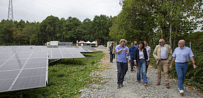 INauguration centrale photovoltaïque à Bonnac-la-Côte