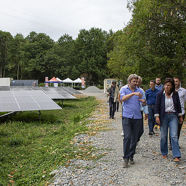 INauguration centrale photovoltaïque à Bonnac-la-Côte