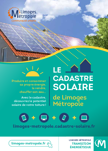 Flyer cadastre solaire de Limoges Métropole - Agrandir l'image (fenêtre modale)