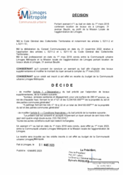 Décision portant avenant n°1 au bail en date du 1er mars 2018 contenant location de locaux sis à Limoges, 31 avenue Baudin, au profit de la Mission Locale de l'agglomération de Limoges
