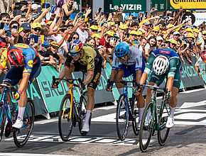 Arrivée du Tour de France 2023 à Limoges - Agrandir l'image (fenêtre modale)