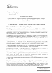 Décision concernant la délégation du droit de préemption urbain à l'établissement public foncier de Nouvelle ­Aquitaine pour la parcelle cadastrée section AB numéro 437 sise lieudit le Peyceix à Verneuil-sur-Vienne