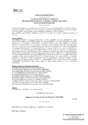 Signature du Pacte territorial d'insertion 2022-2025