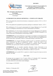 Décision concernant un avenant n°1 de prorogation à la convention d'occupation de locaux du domaine public avec la société SULF