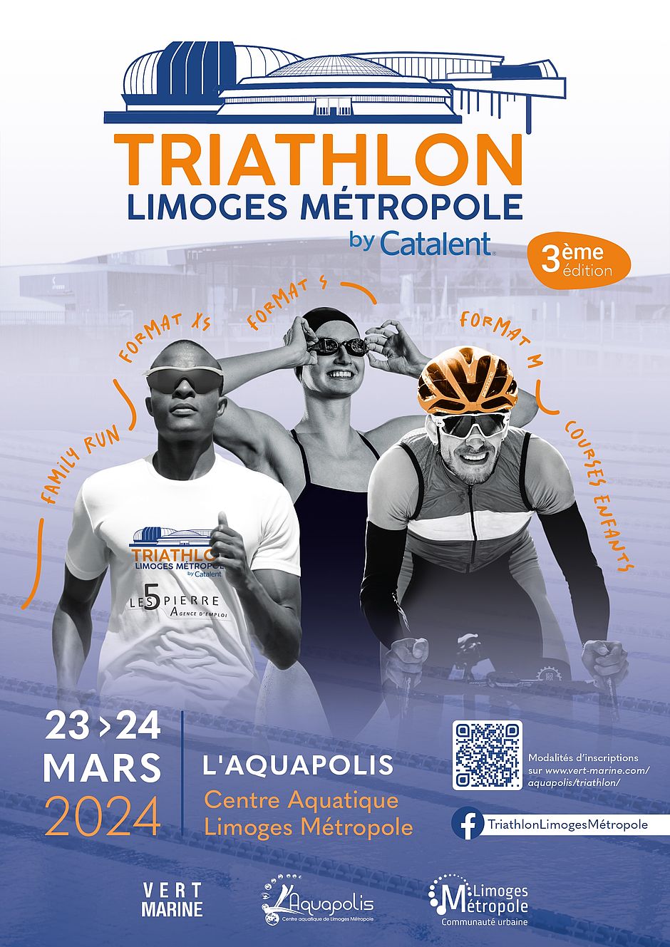 Affiche3 ème édition du Triathlon Limoges Métropole - Agrandir l'image (fenêtre modale)