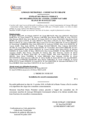 Délibération - Installation - Conseil Communautaire du 8 juillet 2020